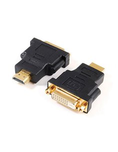 Видеоадаптер Cablexpert A-HDMI-DVI-3, HDMI (M) - DVI-D (F), 0,1м, Чёрный 2