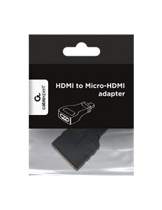 Convertor Video Cablexpert A-HDMI-FD, HDMI (F) - micro-HDMI (M), Negru 2