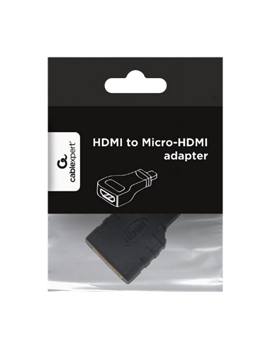 Convertor Video Cablexpert A-HDMI-FD, HDMI (F) - micro-HDMI (M), Negru