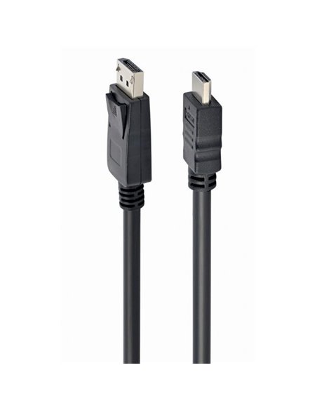 Видео кабель Cablexpert CC-DP-HDMI-6, DisplayPort (M) - HDMI (M), 1,8м, Чёрный