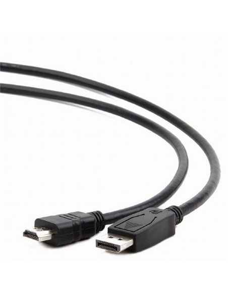 Видео кабель Cablexpert CC-DP-HDMI-6, DisplayPort (M) - HDMI (M), 1,8м, Чёрный