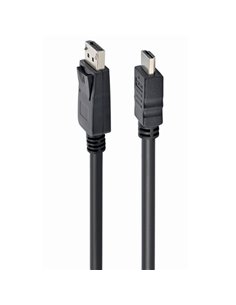Видео кабель Cablexpert CC-DP-HDMI-3M, DisplayPort (M) - HDMI (M), 3м, Чёрный 2