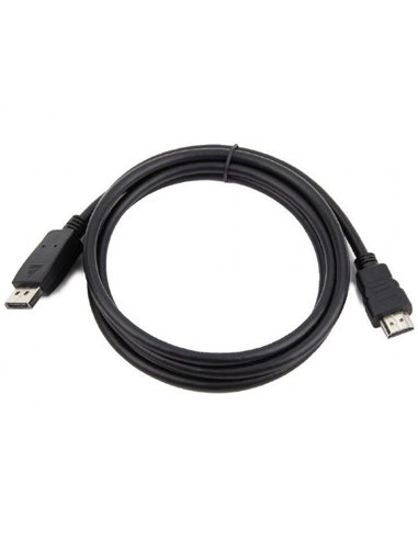 Видео кабель Cablexpert CC-DP-HDMI-3M, DisplayPort (M) - HDMI (M), 3м, Чёрный