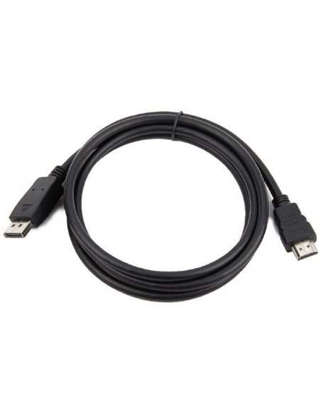 Видео кабель Cablexpert CC-DP-HDMI-3M, DisplayPort (M) - HDMI (M), 3м, Чёрный