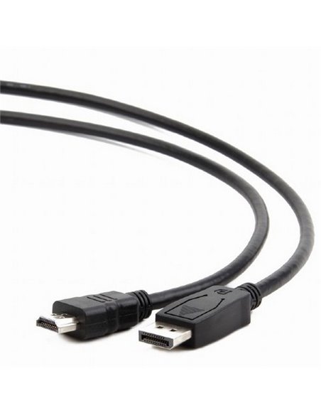 Видео кабель Cablexpert CC-DP-HDMI-3M, DisplayPort (M) - HDMI (M), 3м, Чёрный