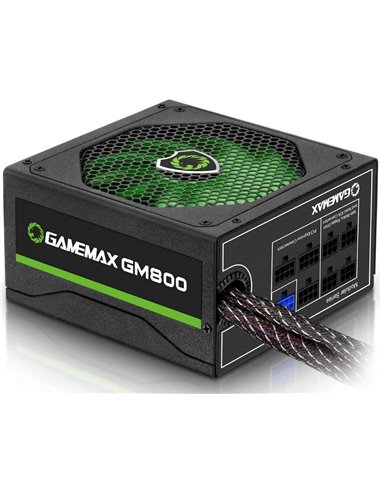Блок питания для компьютеров Gamemax GM-800, 800Вт, ATX, Полумодульный