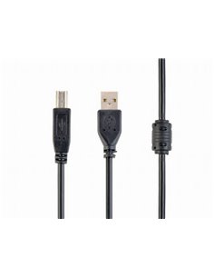 Cablu de date pentru periferice Cablexpert CCFB-USB2-AMBM-3M, USB Type-A/USB Type-B, 3m, Negru 2