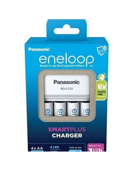 Încărcător Acumulatori Panasonic K-KJ55MCD40E, Alb