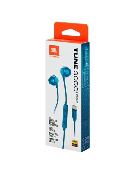 Наушники JBL Tune 305C, Синий
