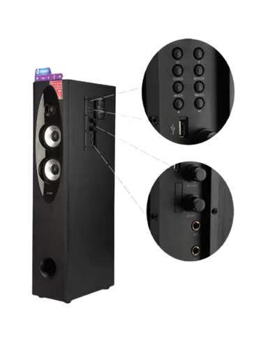Sistem Audio F&D T-60X PRO, Negru