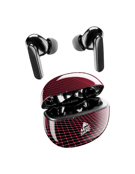 Наушники Cellularline Music Sound Fantasy in ear, Черный/Красный
