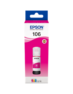 Recipient de cerneală Epson 106 EcoTank, C13T00R340, Magenta 2