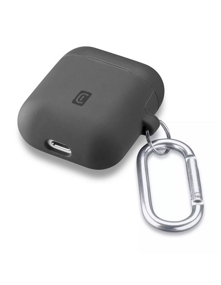 Husă pentru Airpods Cellularline Bounce - AirPods 1 & 2, Negru