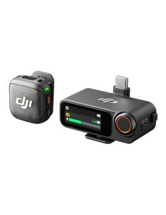 Microfon portabil pentru înregistrare vocală DJI Mic 3 (1 TX + 1 RX), Fără fir, Negru