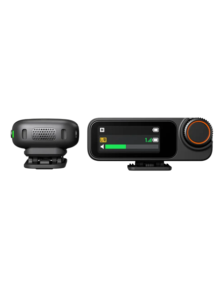 Microfon portabil pentru înregistrare vocală DJI Mic 3 (1 TX + 1 RX), Fără fir, Negru