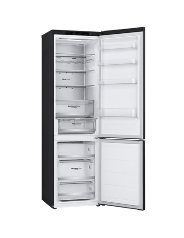 Холодильник LG GBV5240DEP, DoorCooling+, Чёрный