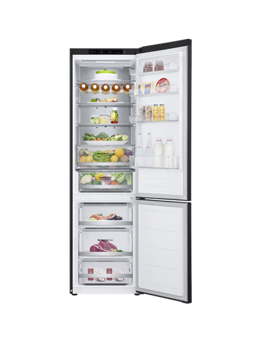 Холодильник LG GBV5240DEP, DoorCooling+, Чёрный