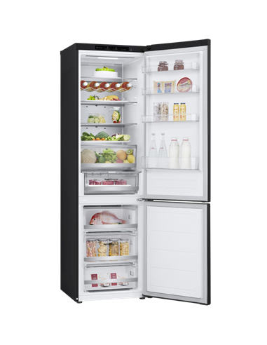 Холодильник LG GBV5240DEP, DoorCooling+, Чёрный
