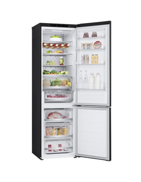 Холодильник LG GBV5240DEP, DoorCooling+, Чёрный