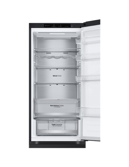 Холодильник LG GBV5240DEP, DoorCooling+, Чёрный