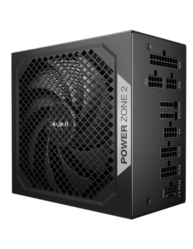 Блок питания для компьютеров be quiet! Power Zone 2, 1000Вт, ATX, Полностью модульный