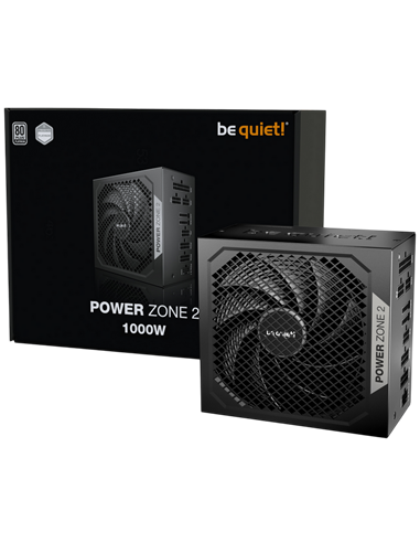 Блок питания для компьютеров be quiet! Power Zone 2, 1000Вт, ATX, Полностью модульный