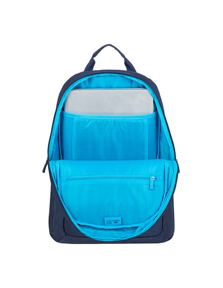 Rucsac pentru Laptop RivaCase 7561, 15.6", Poliester RPET ECO-FRIENDLY, Albastru-închis