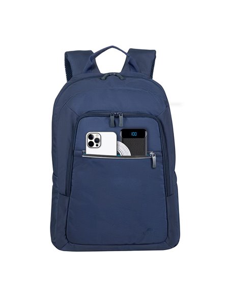 Rucsac pentru Laptop RivaCase 7561, 15.6", Poliester RPET ECO-FRIENDLY, Albastru-închis