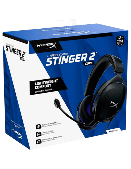 Căști pentru telefoane mobile HyperX Cloud Stinger 2 Core, Cu fir, Negru