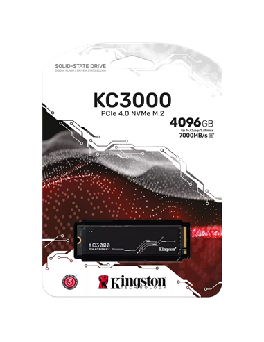 Накопитель SSD Kingston KC3000, 4000Гб, SKC3000D/4096G