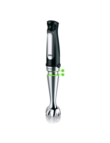 Blender de mână Braun MQ 7075 X BK, Negru | Argintiu