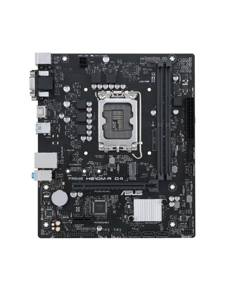 Материнская плата ASUS PRIME H610M-R D4-SI, LGA1700, Intel H610, Micro-ATX