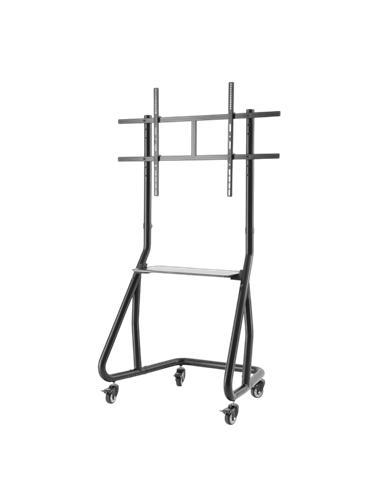 Мобильная стойка для телевизора Reflecta TV Stand 105P-Shelf, Чёрный