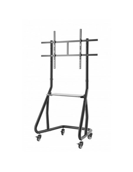 Мобильная стойка для телевизора Reflecta TV Stand 105P-Shelf, Чёрный