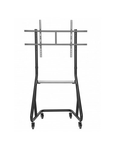 Мобильная стойка для телевизора Reflecta TV Stand 105P-Shelf, Чёрный