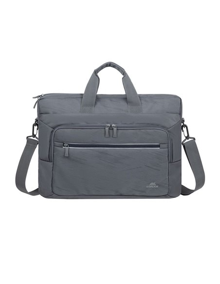 Geantă pentru Laptop RivaCase 7531, 16", Poliester RPET ECO-FRIENDLY, Gri