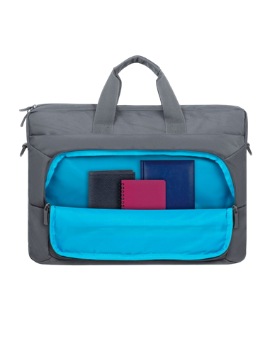 Geantă pentru Laptop RivaCase 7531, 16", Poliester RPET ECO-FRIENDLY, Gri