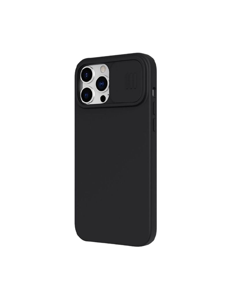 Чехол Nillkin iPhone 13 Pro, CamShield Silky Magnetic Silicone, Elegant Black