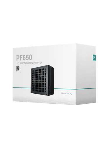 Блок питания для компьютеров Deepcool PF650D, 650Вт, ATX, Немодульный