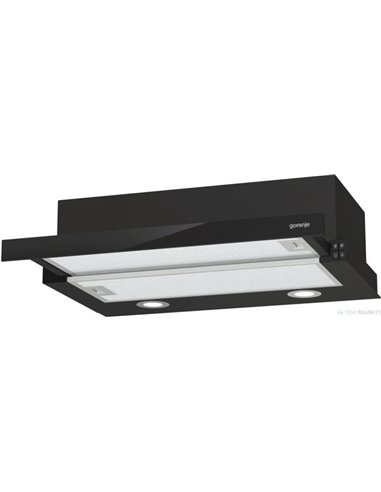 Hota încorporabilă Gorenje TH 62E4 BG, Negru