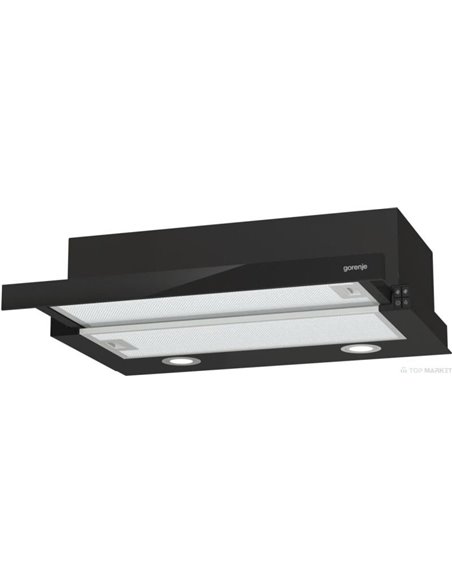 Hota încorporabilă Gorenje TH 62E4 BG, Negru