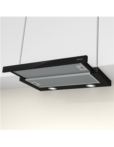 Hota încorporabilă Gorenje TH 62E4 BG, Negru