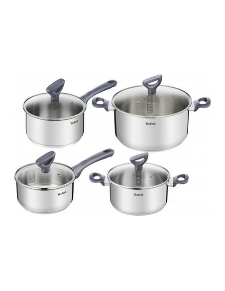 Набор кастрюль Tefal G712S855, Нержавеющая сталь