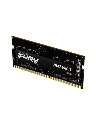 Оперативная память Kingston FURY Impact, DDR4 SDRAM, 3200 МГц, 8Гб, KF432S20IB/8