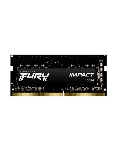 Оперативная память Kingston FURY Impact, DDR4 SDRAM, 3200 МГц, 8Гб, KF432S20IB/8