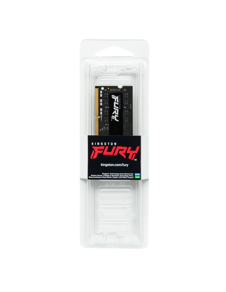Оперативная память Kingston FURY Impact, DDR4 SDRAM, 3200 МГц, 8Гб, KF432S20IB/8