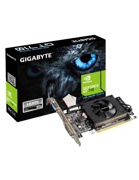 Placă Video Gigabyte GV-N710D3-2GL,  2GB 64-bit DDR3