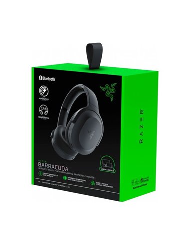 Игровая Гарнитура RAZER Barracuda, Bluetooth/USB, Чёрный