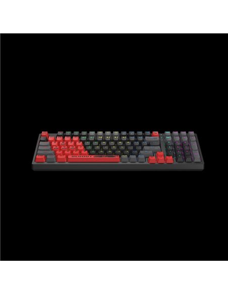 Tastatură Bloody S98 Sports, Cu fir, Roșu