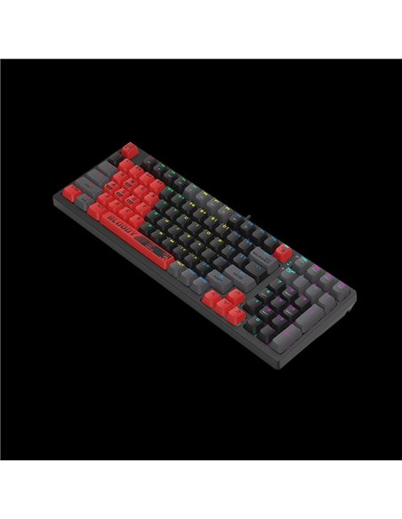Клавиатура Bloody S98 Sports, Проводное, Красный